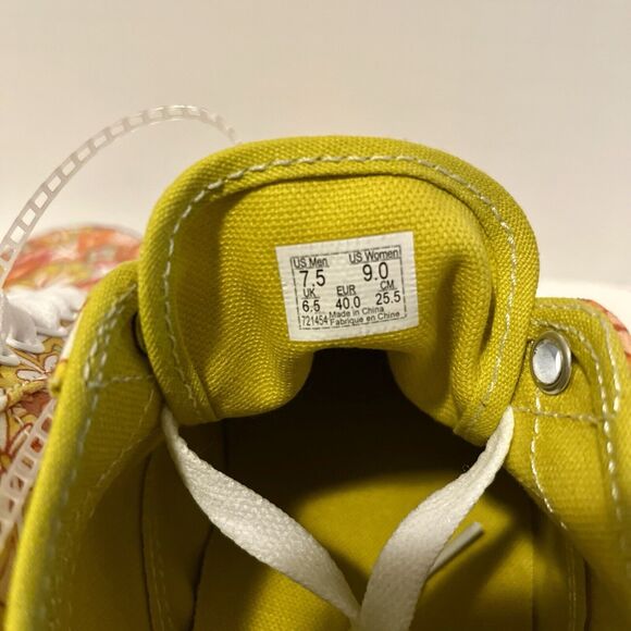 Vans Old Skool Tapered M 7.5 W 9 Psychedelic Resort Passion Fruit - Picture 8 of 9